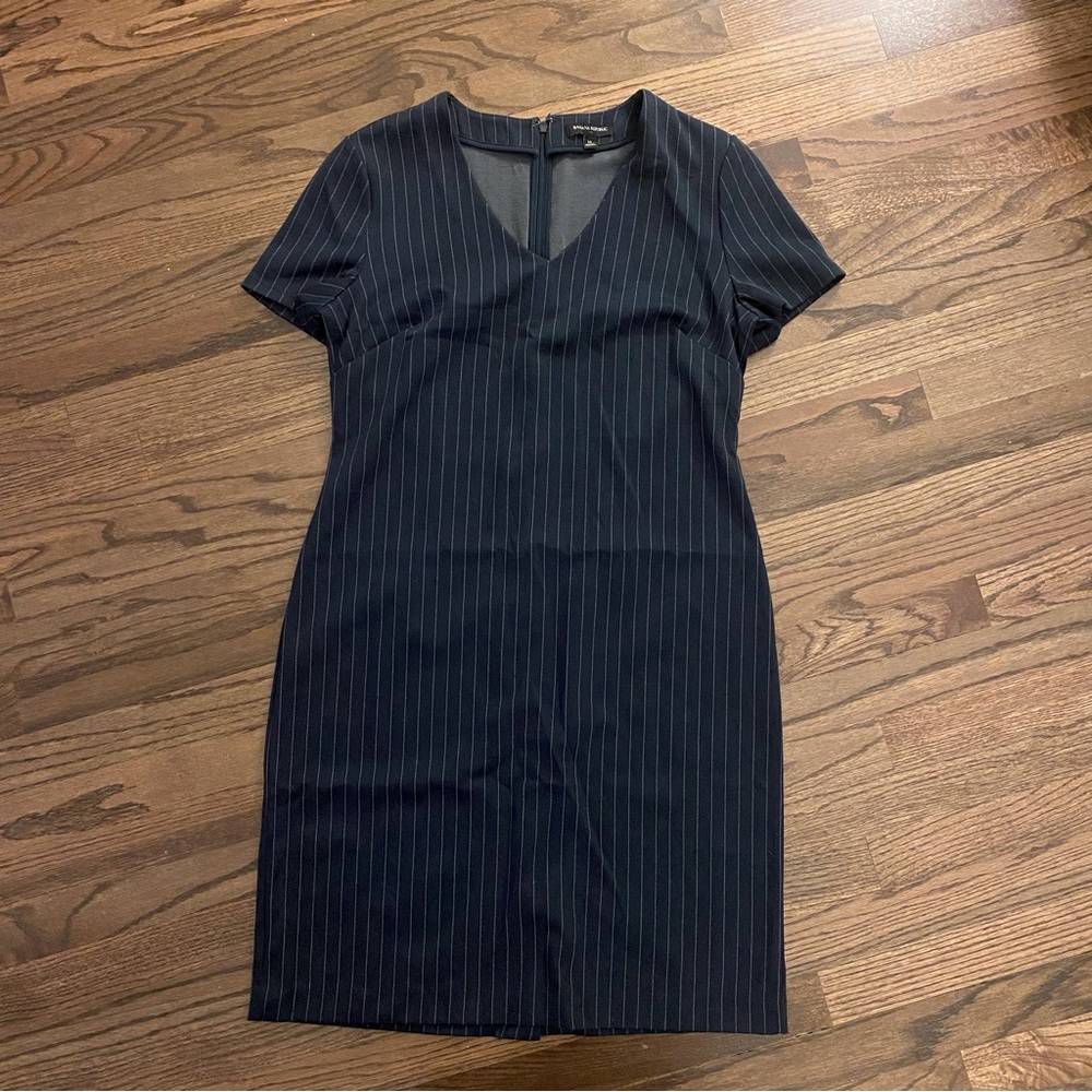 Banana pinstripe dress